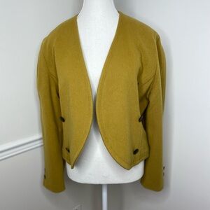 Vintage Blacky Dress Wool Cashmere Blazer 6 Made in West Germany